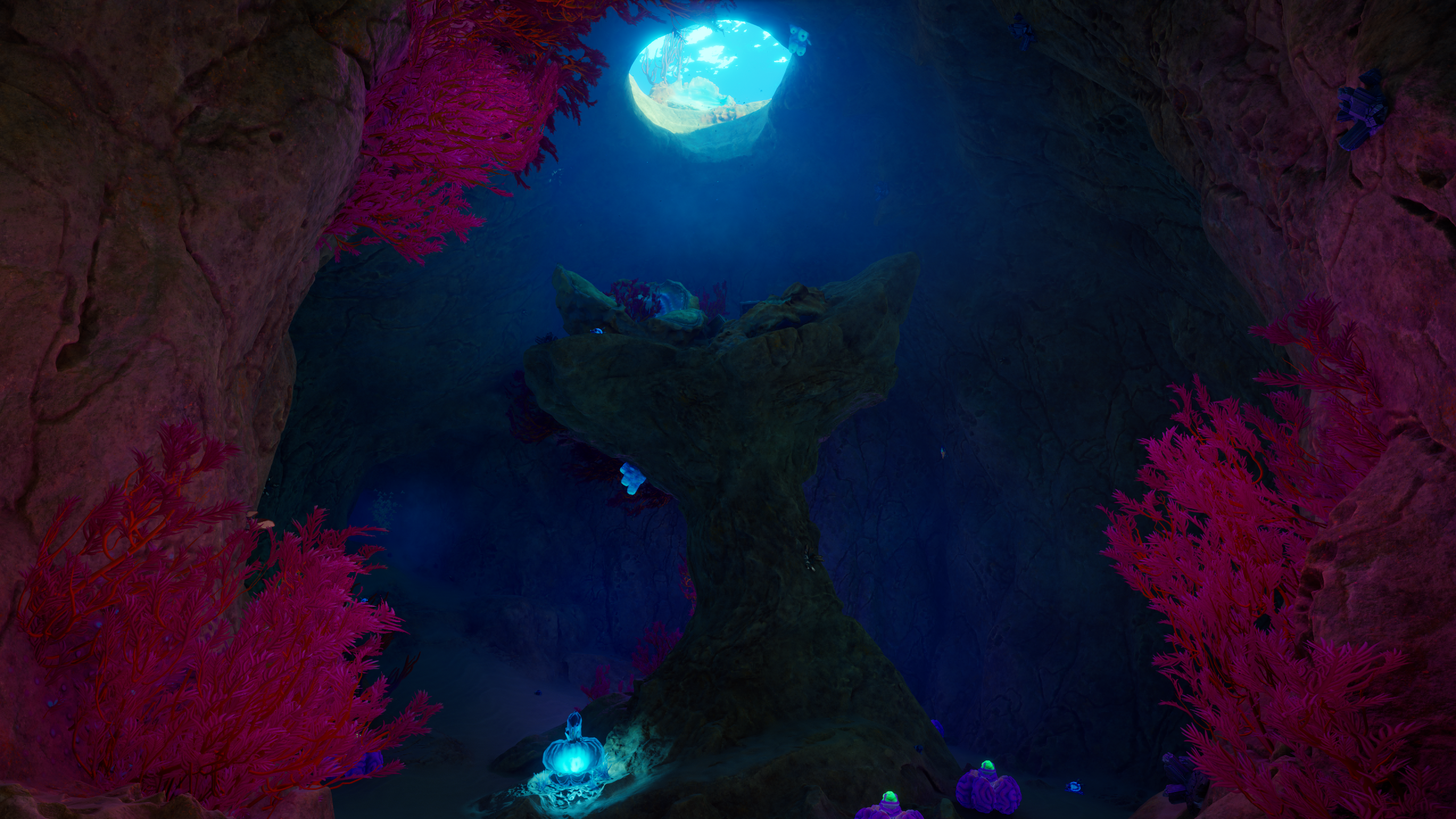 A Cave in the Shallows Biome.