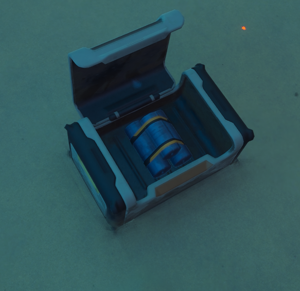 A small supply crate near the Tadpole Pens