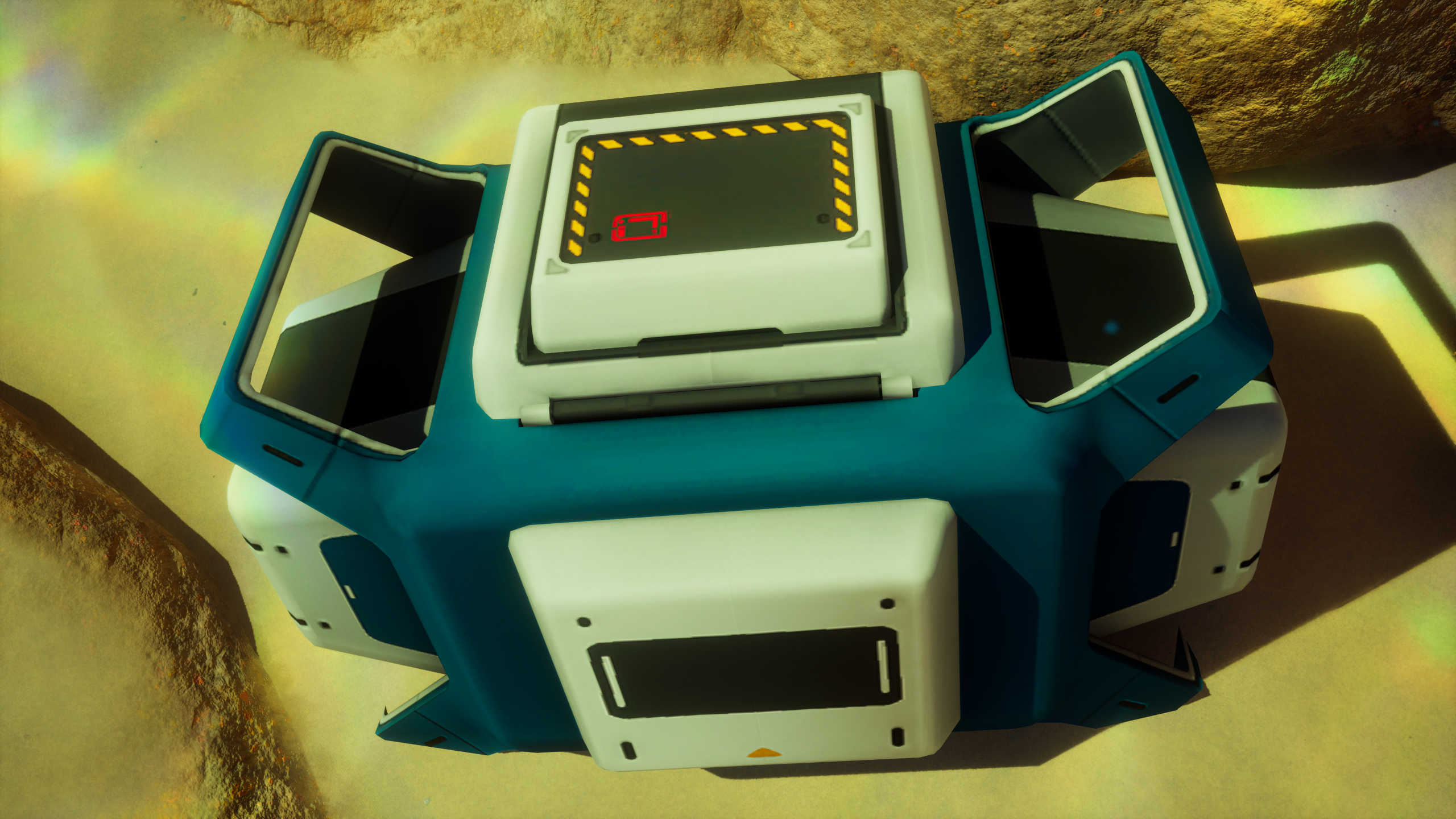 A large supply crate